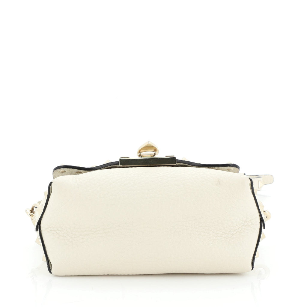 Rockstud Flip Lock Flap Bag Leather Mini