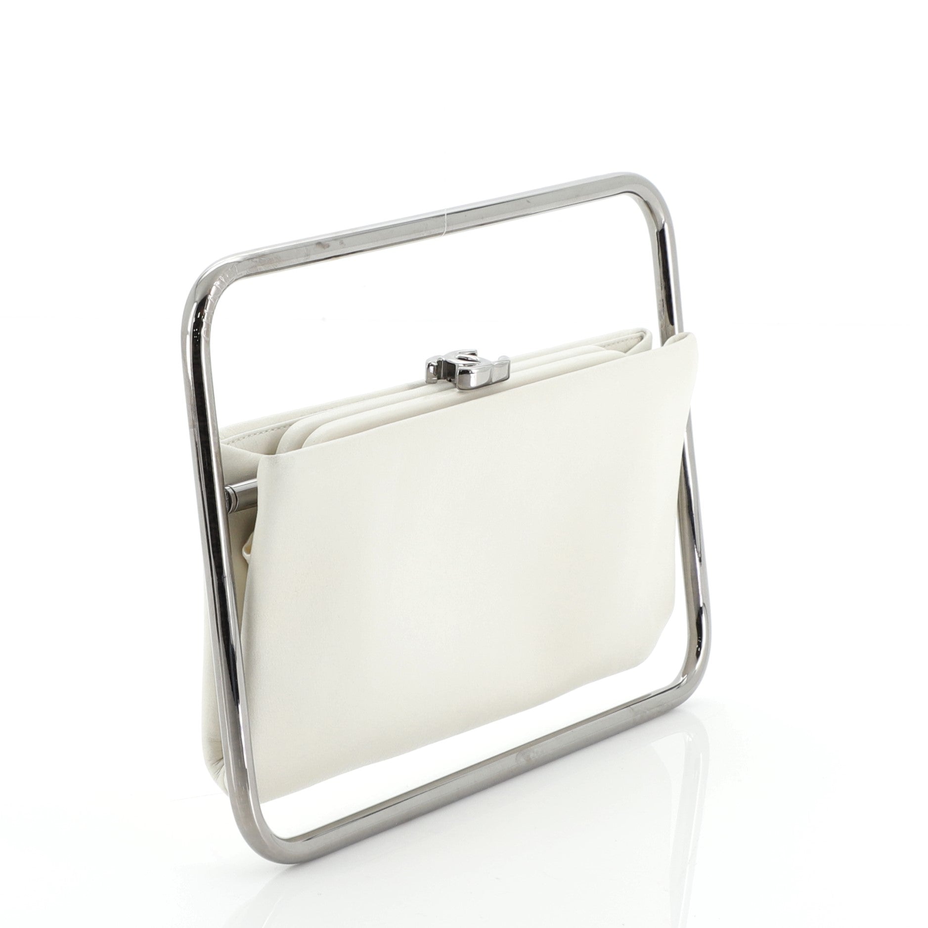 Swivel Frame Clutch Lambskin