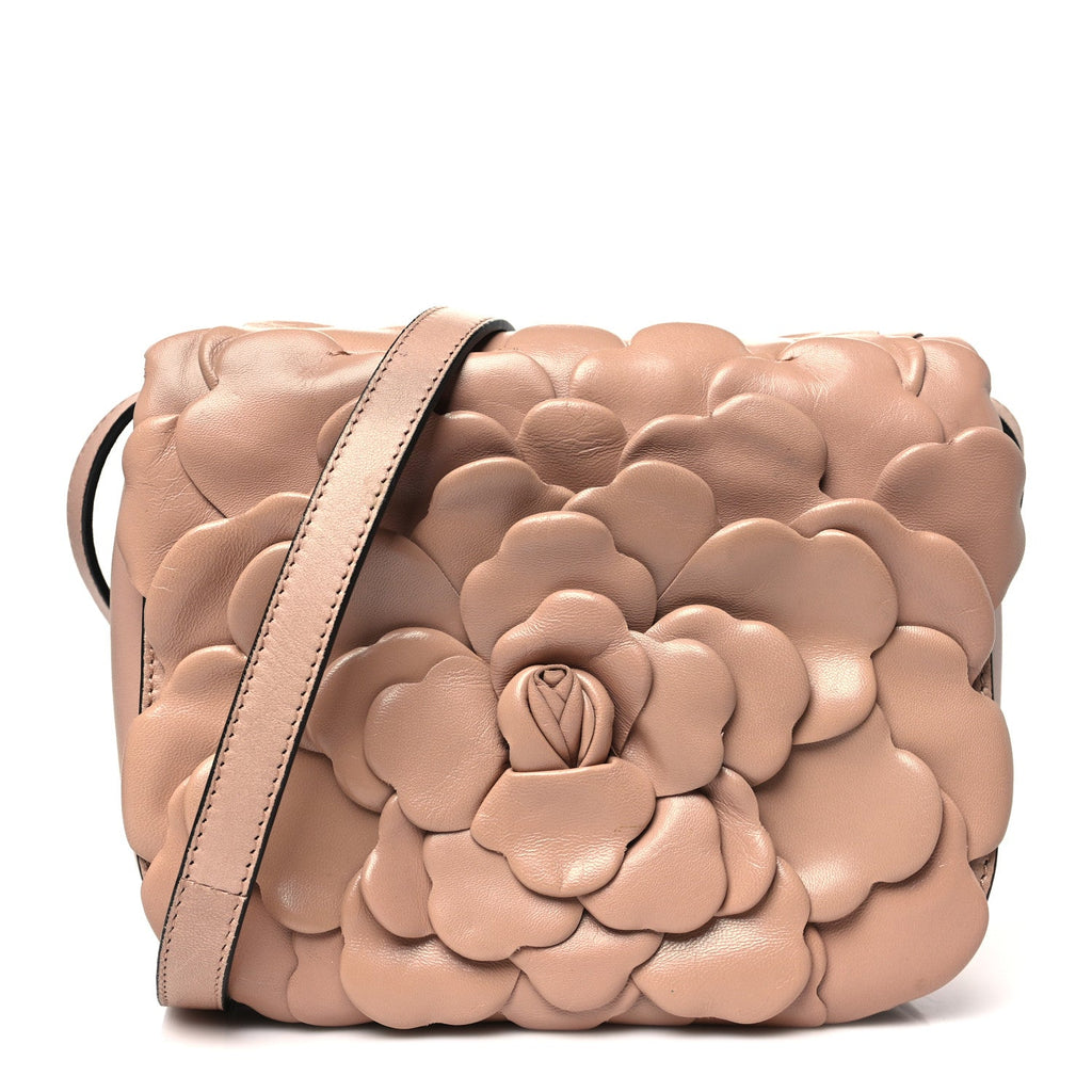 Nappa Atelier 03 Rose Edition Small Flap Crossbody Bag Rose Cannelle