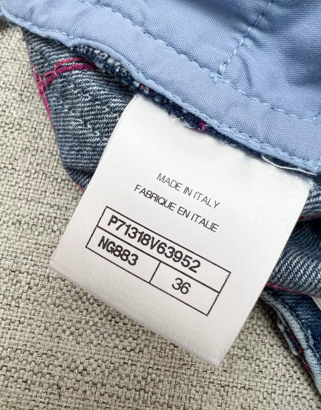Chanel 22M Coco Beach Denim Jacket And Shorts