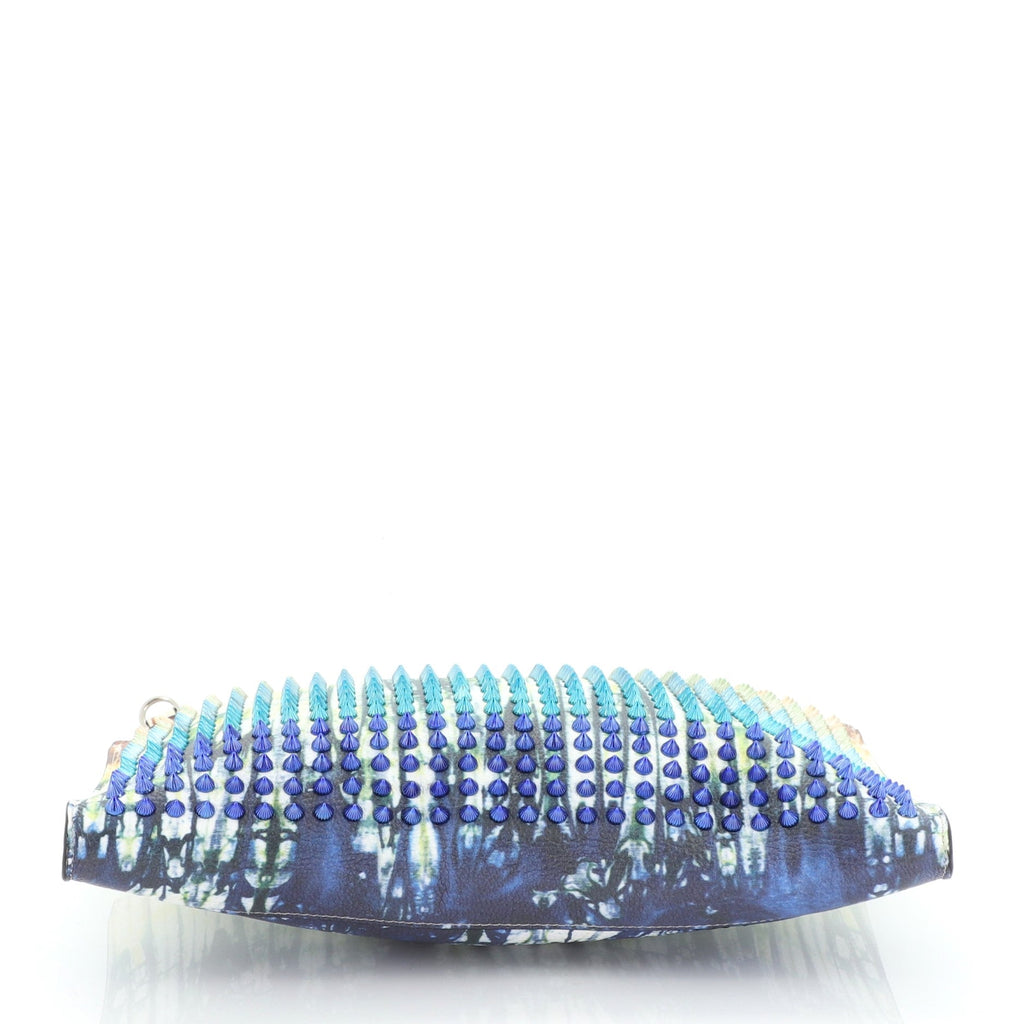 Loubiclutch Spiked Multicolor Leather