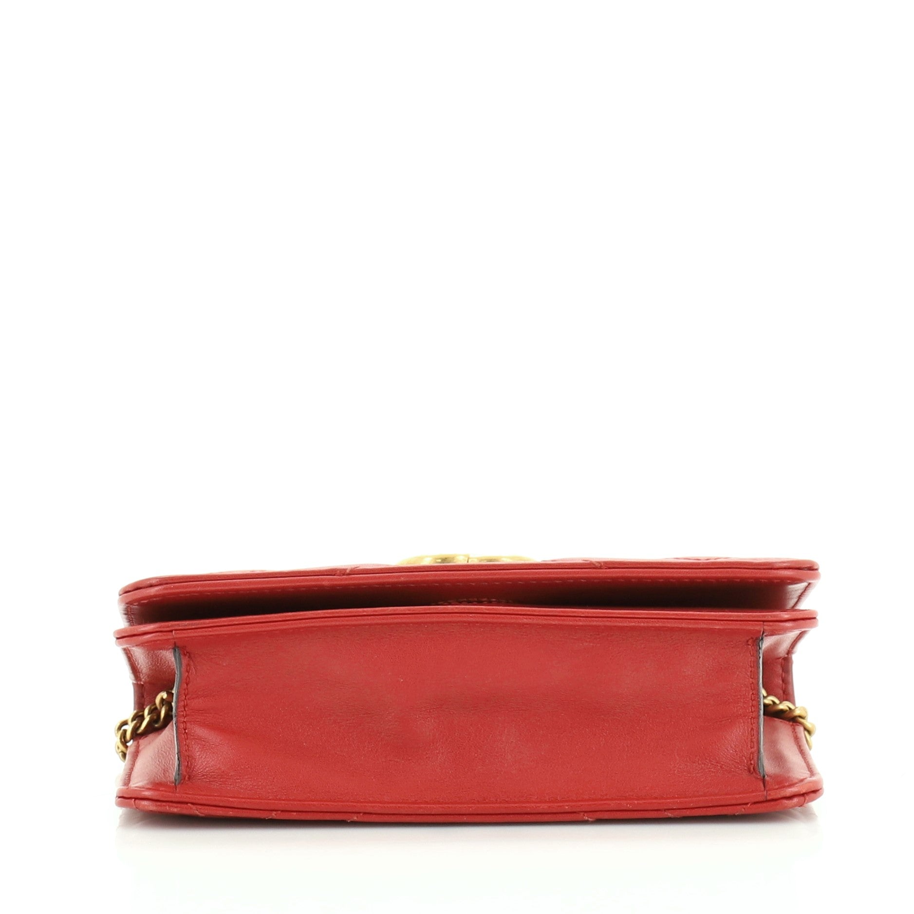 GG Marmont Chain Flap Bag Matelasse Leather Mini