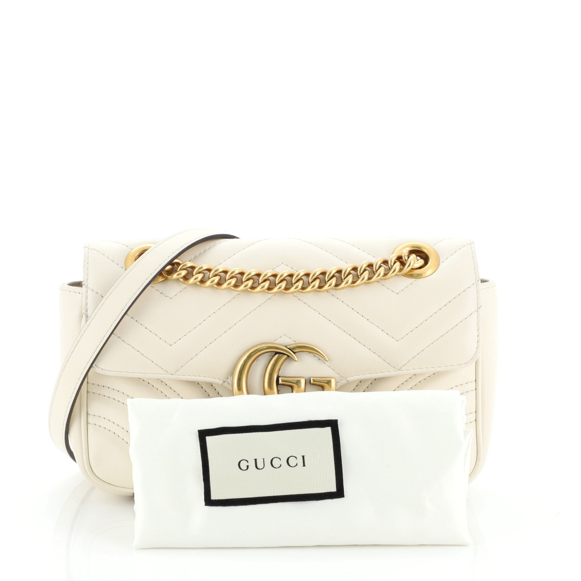 GG Marmont Flap Bag Matelasse Leather Mini