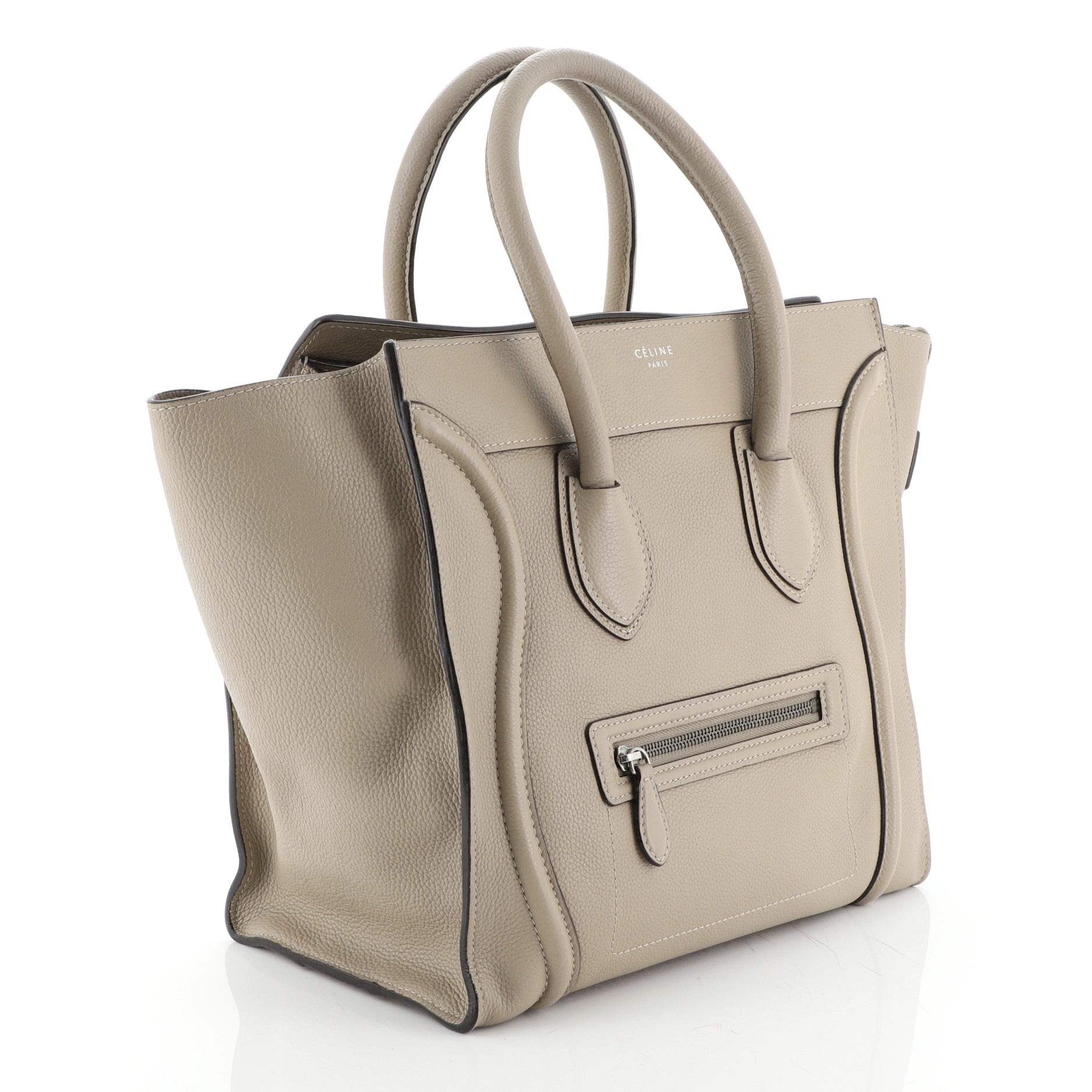Luggage Bag Grainy Leather Mini