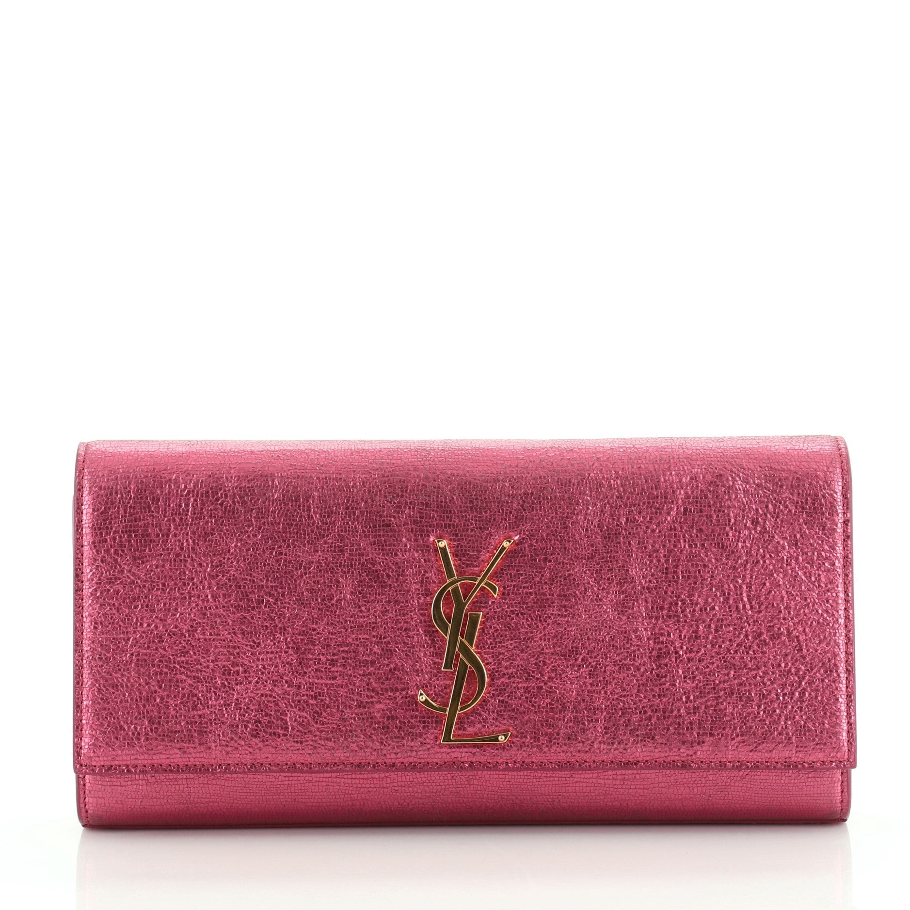 Classic Monogram Clutch Leather Long