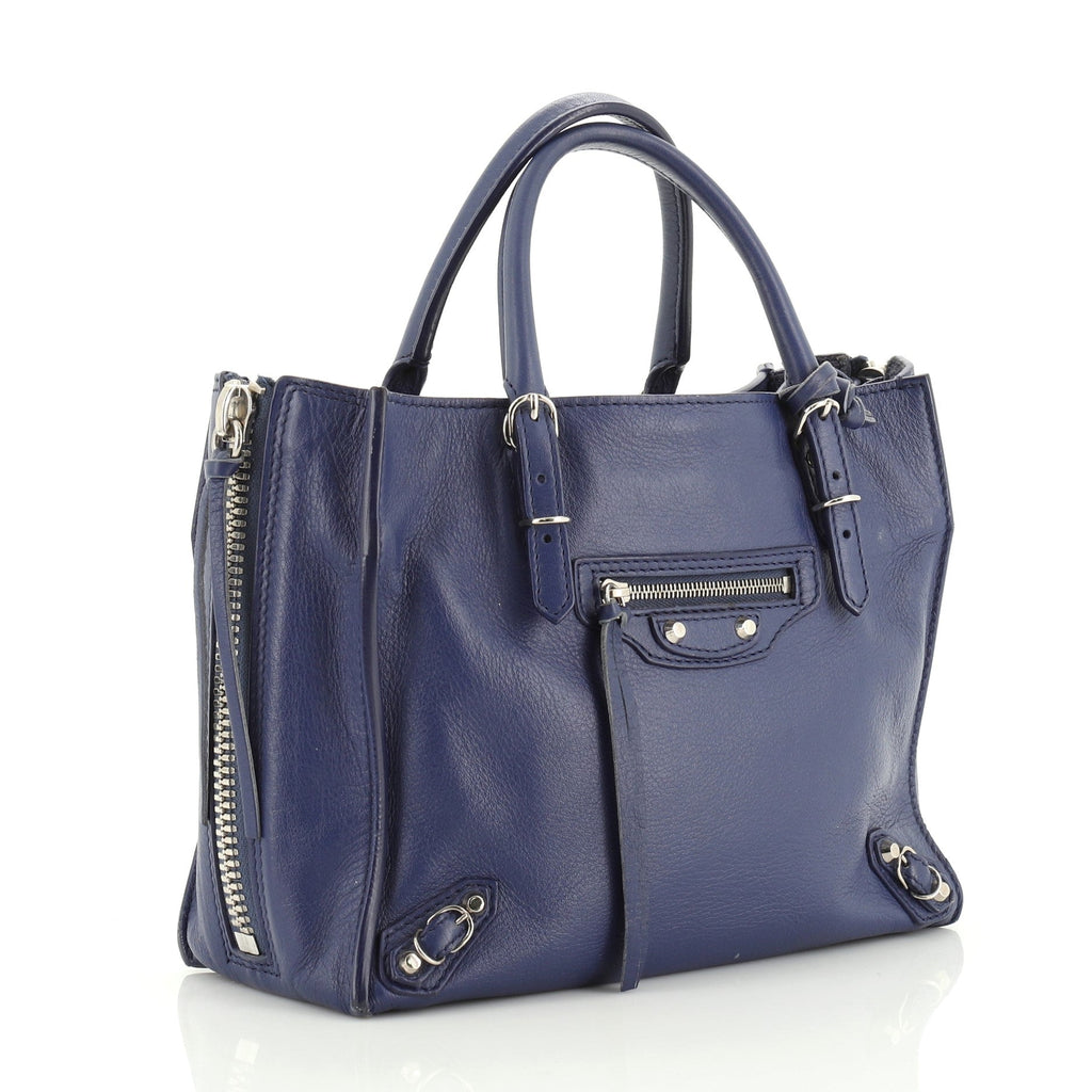 Papier A4 Zip Around Classic Studs Bag Leather Mini