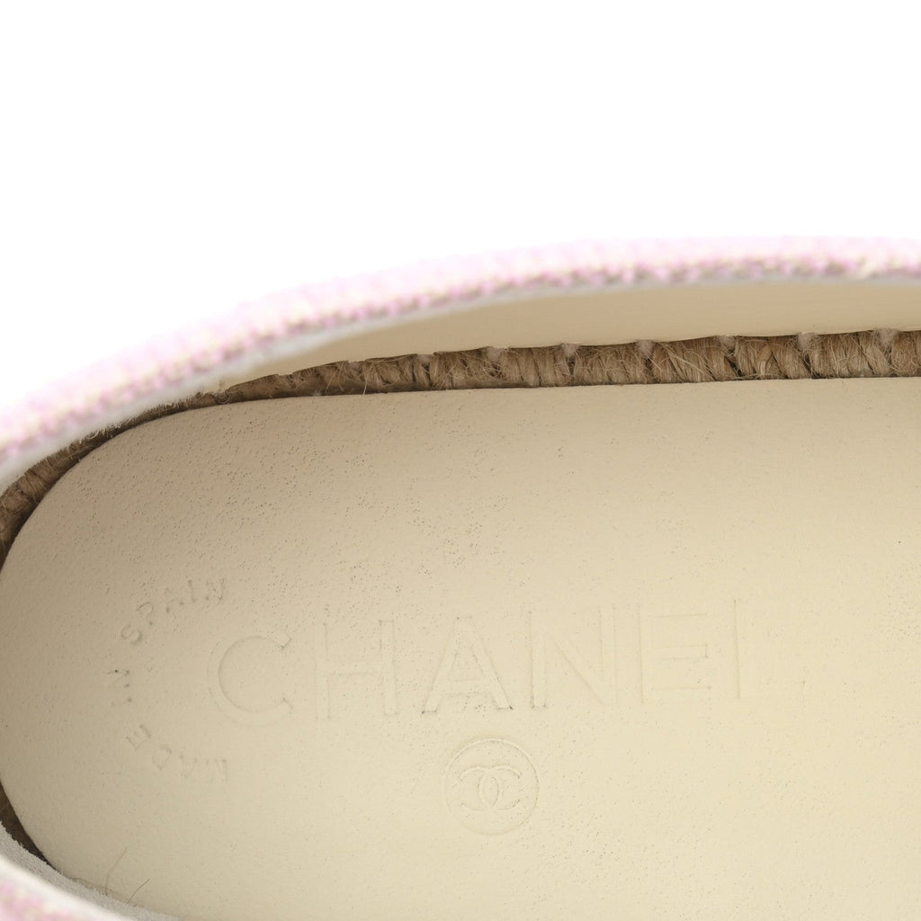 Toile Sequin CC Espadrilles 41 Pink Dark Pink