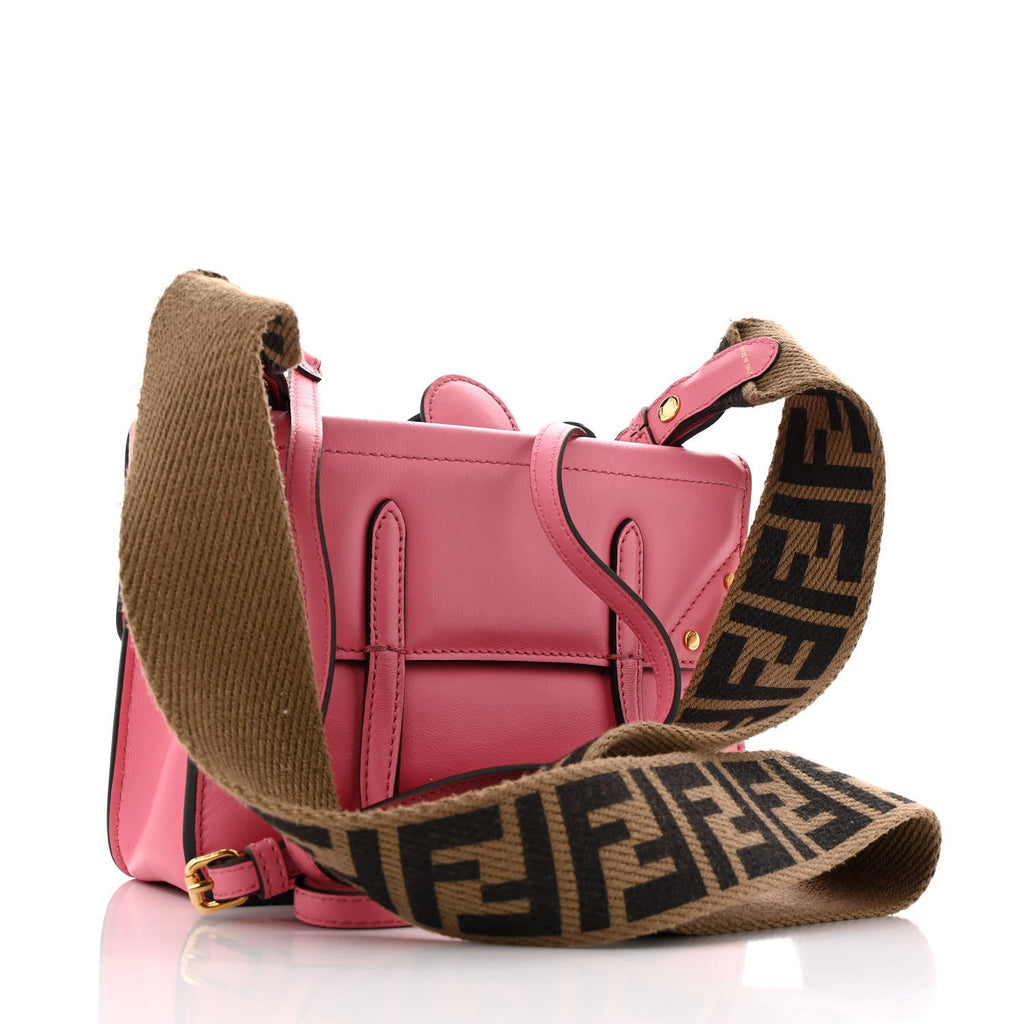 Vitello Grace Matte Small Flip Tote Pink