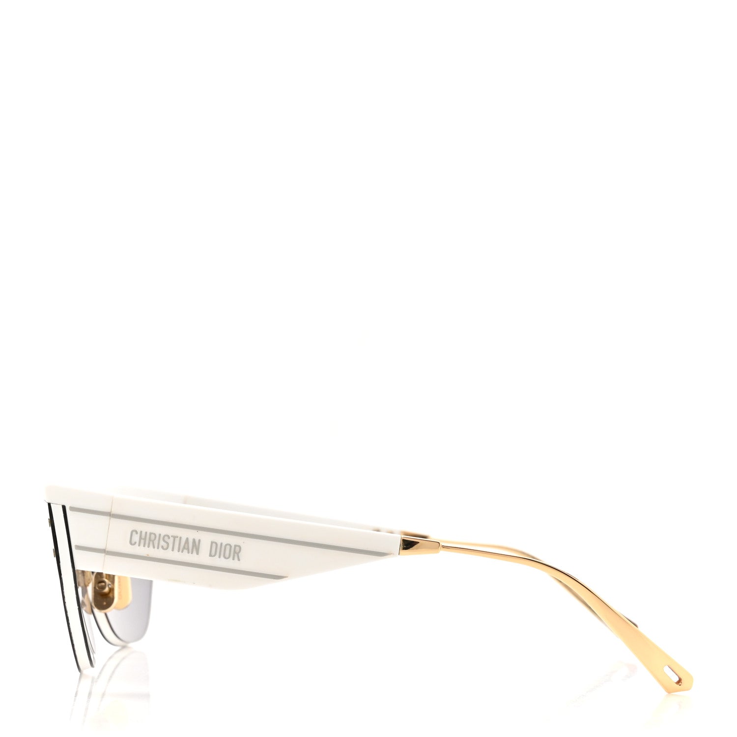 Acetate DiorClub M3U Cat Eye Mask Sunglasses White