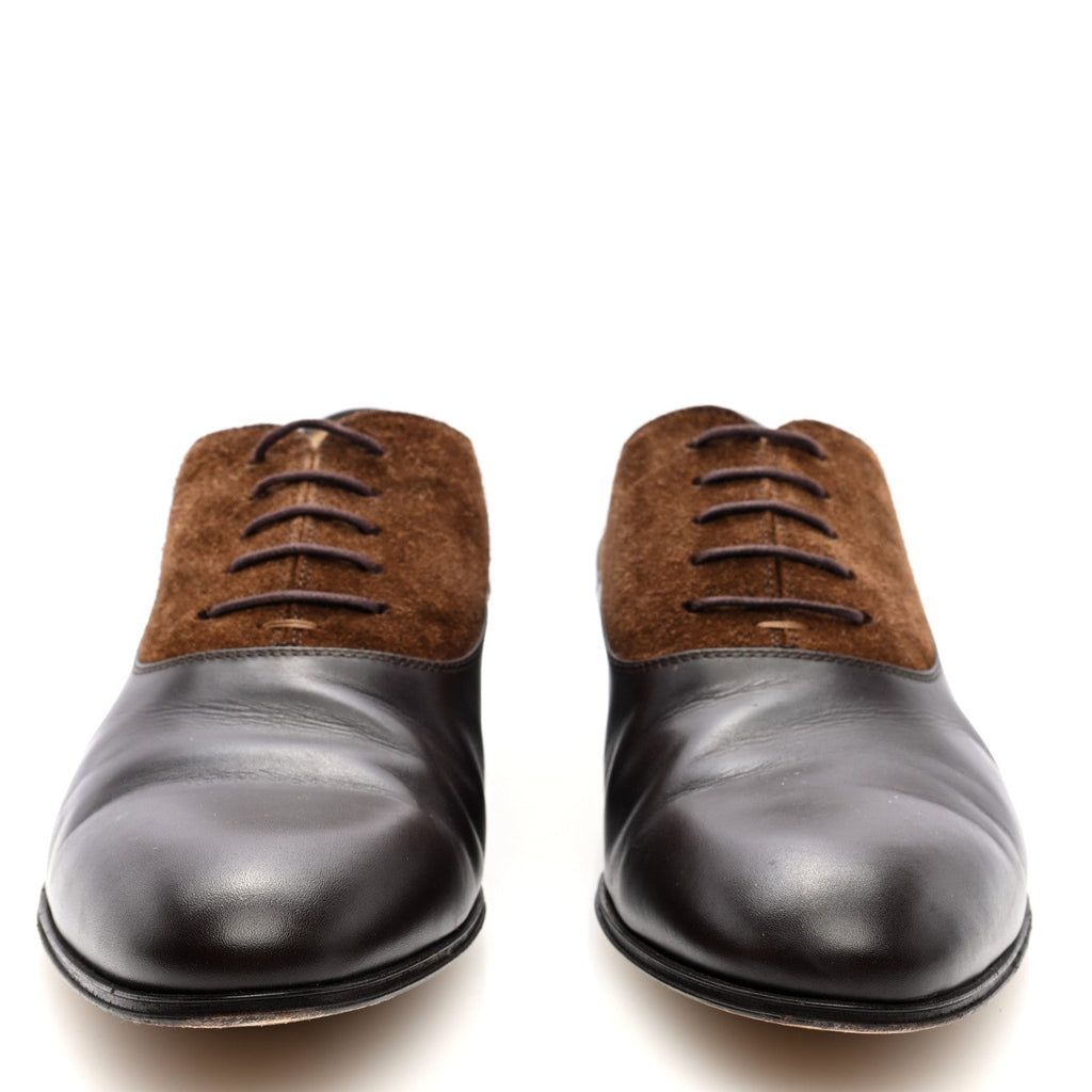 New Waxed Calfskin Supersofty Oxfords 9 Cocoa Brown Sugar