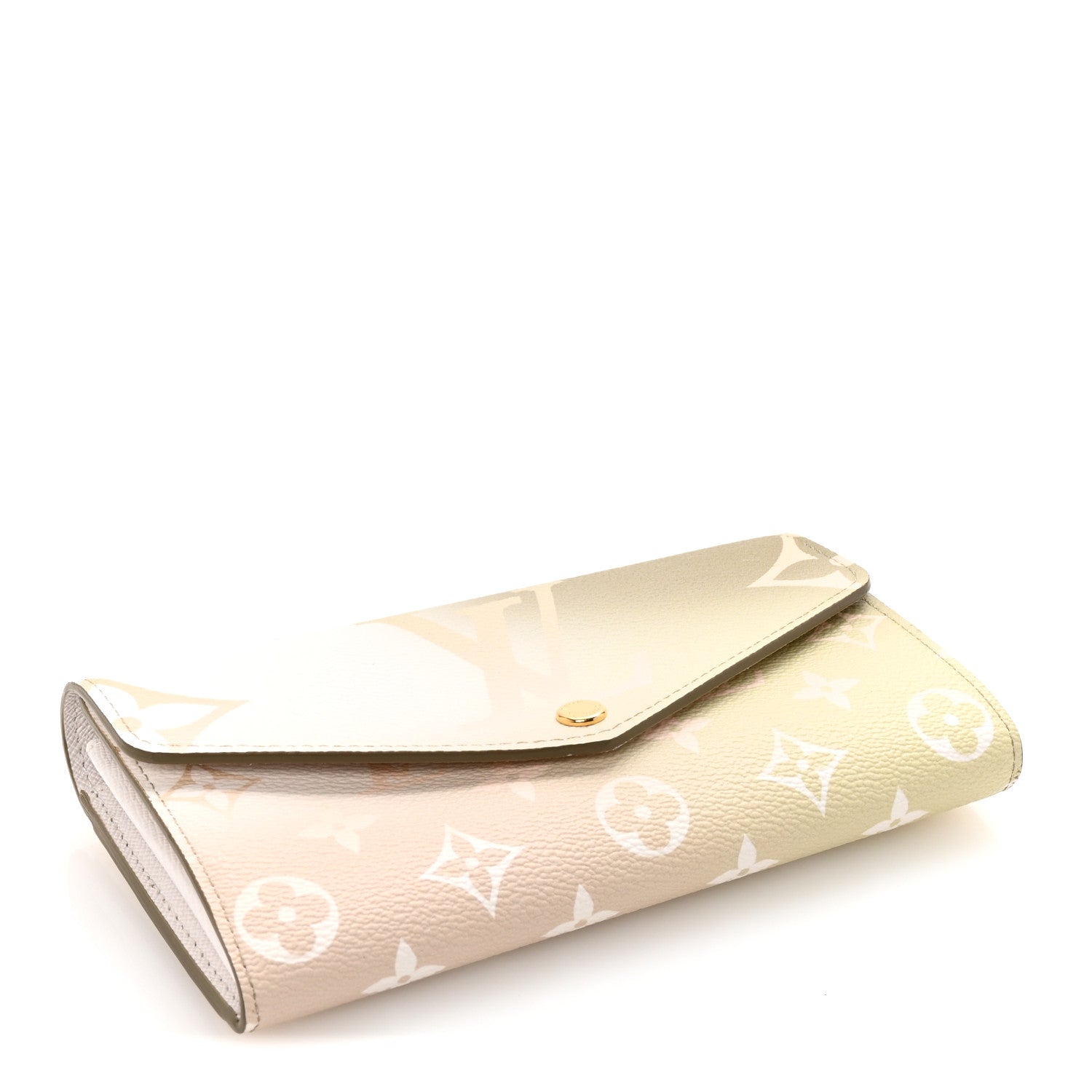 Monogram Giant Spring In The City Sarah Wallet NM Sunset Kaki