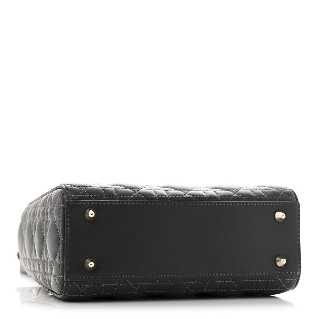 Lambskin Cannage Gradient Small My ABCDior Lady Dior Grey