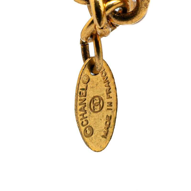 Chanel Coco Mark Matelasse Necklace