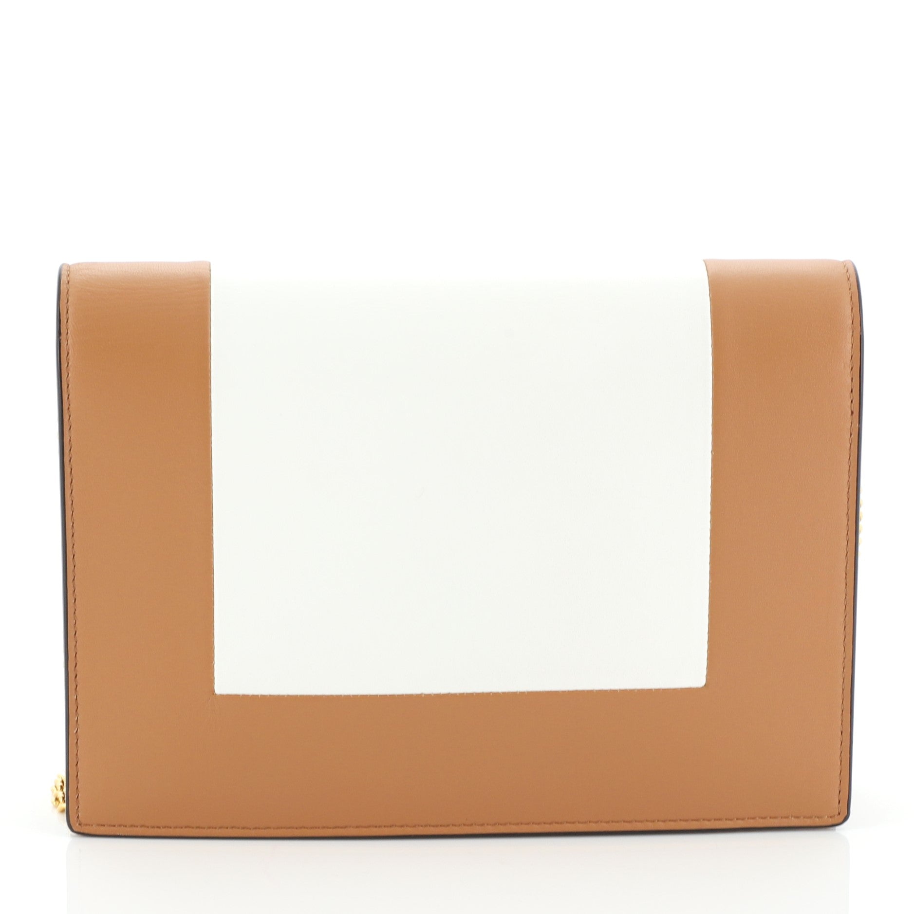 Frame Evening Clutch on Chain Leather