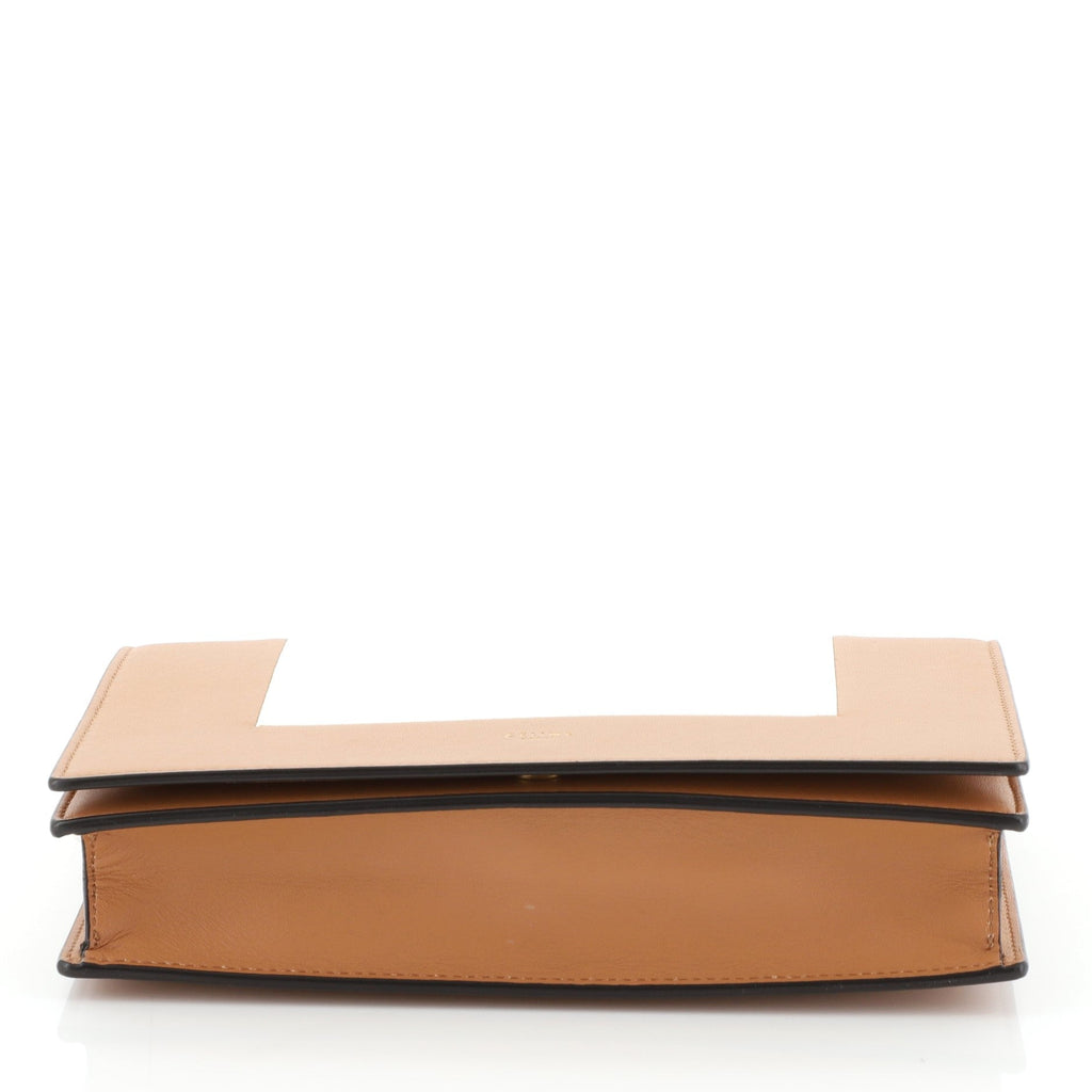 Frame Evening Clutch on Chain Leather