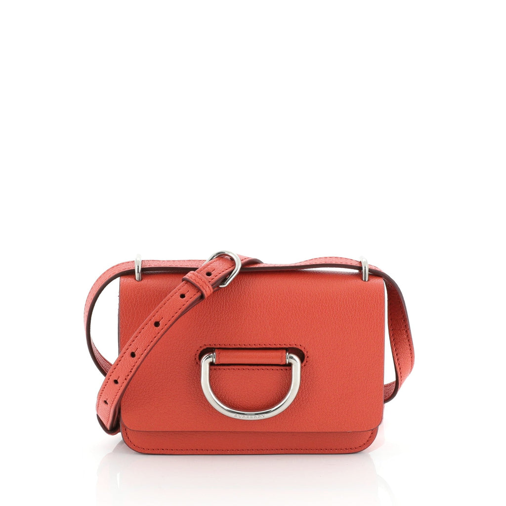 D-Ring Shoulder Bag Leather Mini