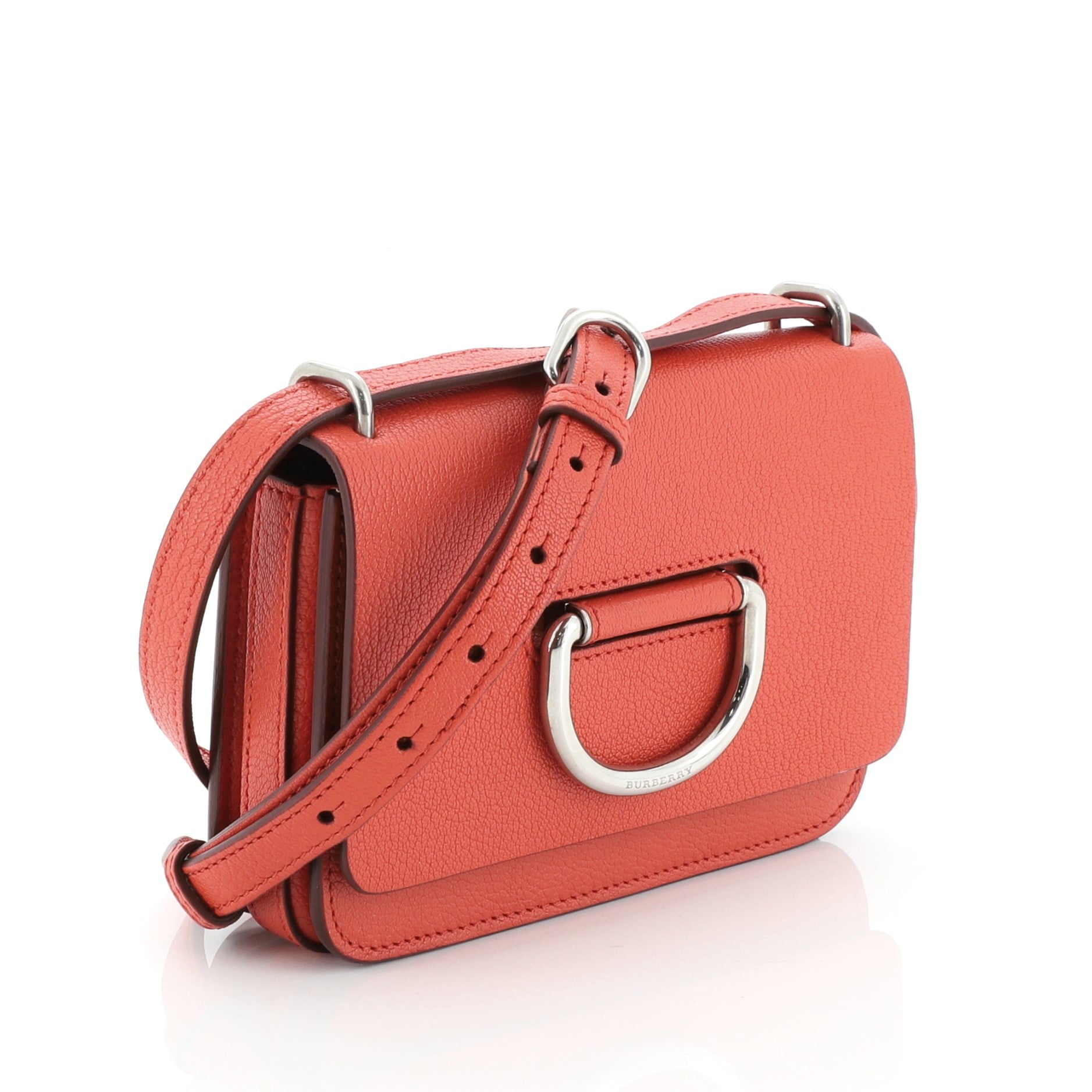 D-Ring Shoulder Bag Leather Mini