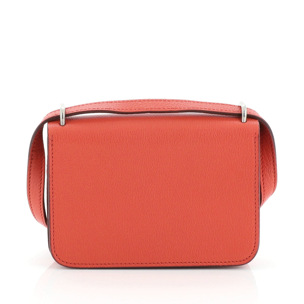 D-Ring Shoulder Bag Leather Mini