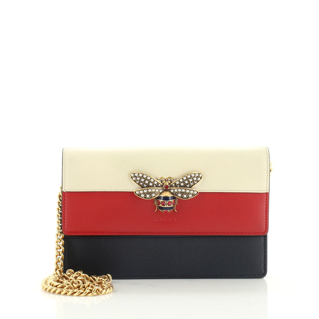 Queen Margaret Chain Wallet Leather Mini