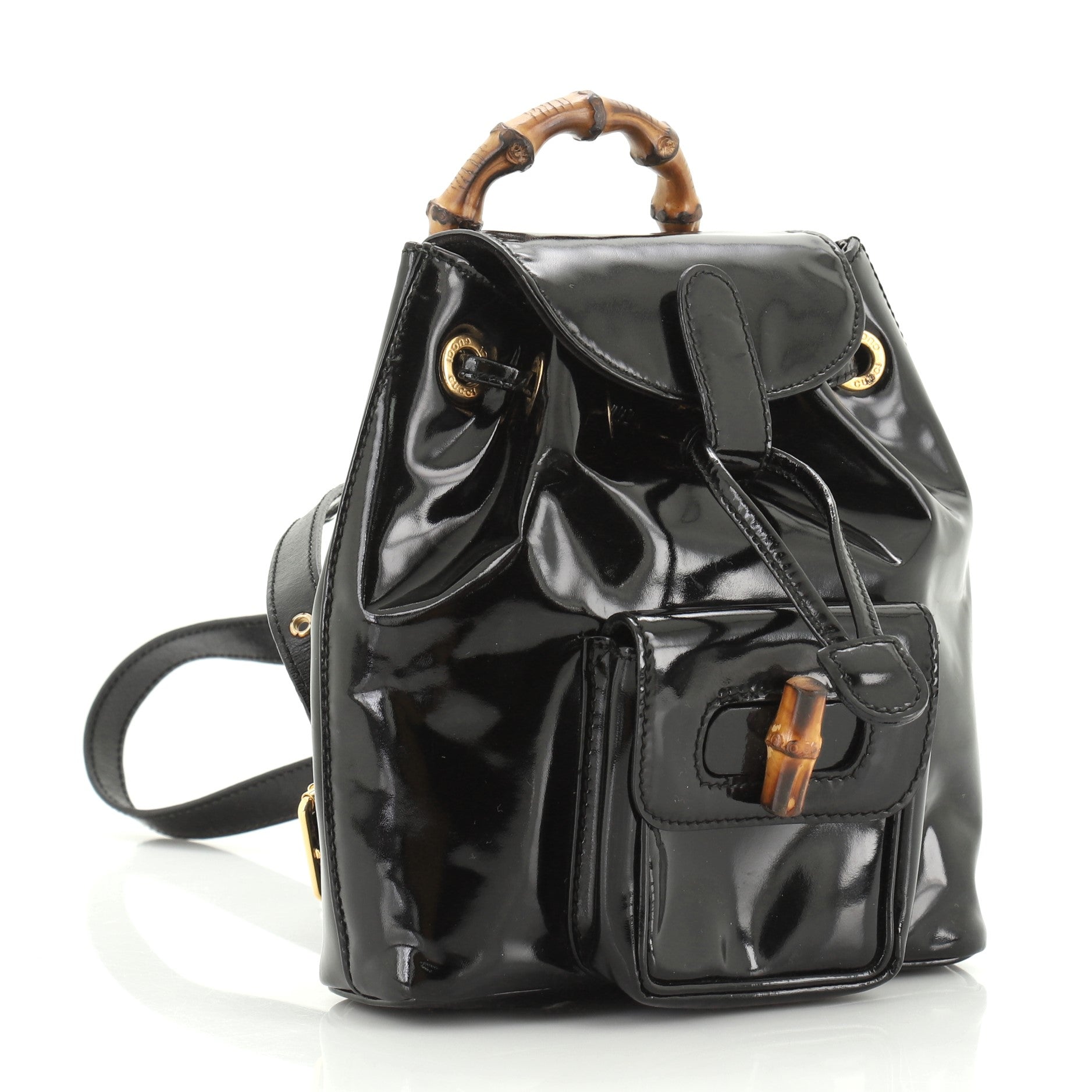 Vintage Bamboo Backpack Patent Mini