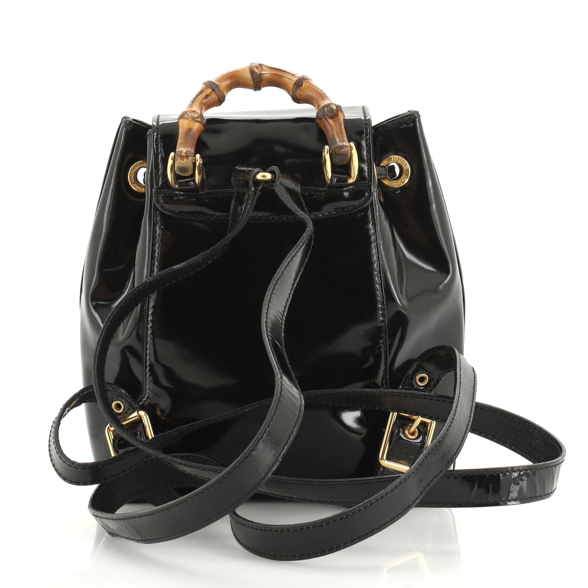 Vintage Bamboo Backpack Patent Mini