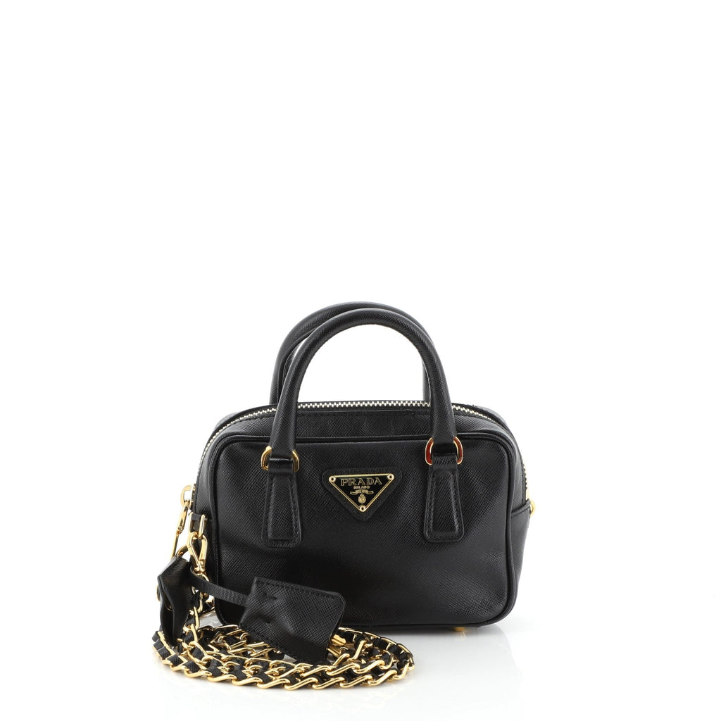 Bauletto Bag Saffiano Leather Mini