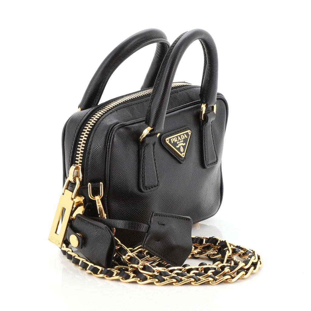 Bauletto Bag Saffiano Leather Mini