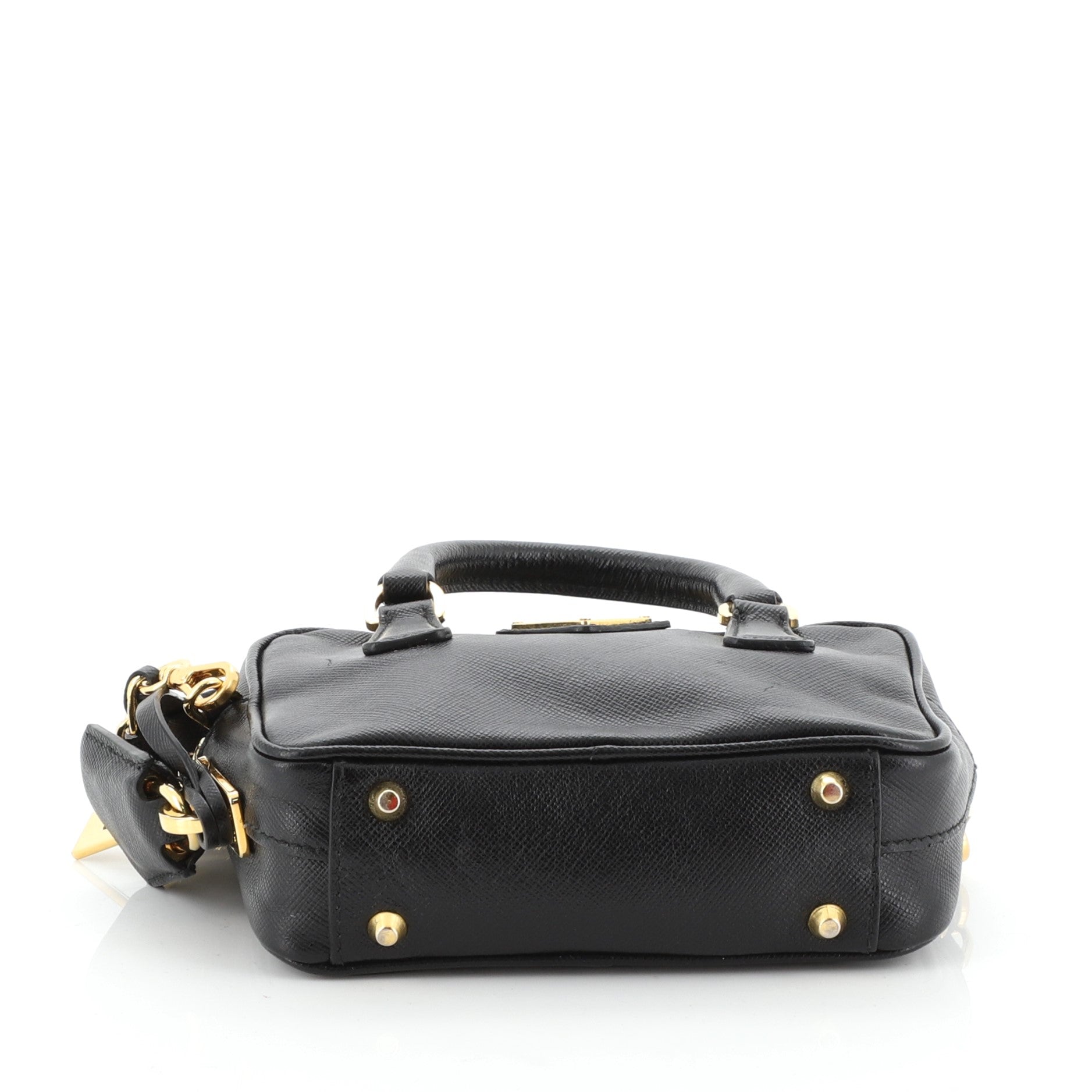 Bauletto Bag Saffiano Leather Mini