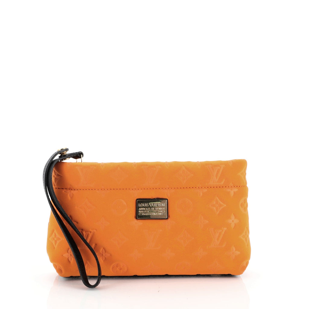 Scuba Clutch Monogram Embossed Neoprene