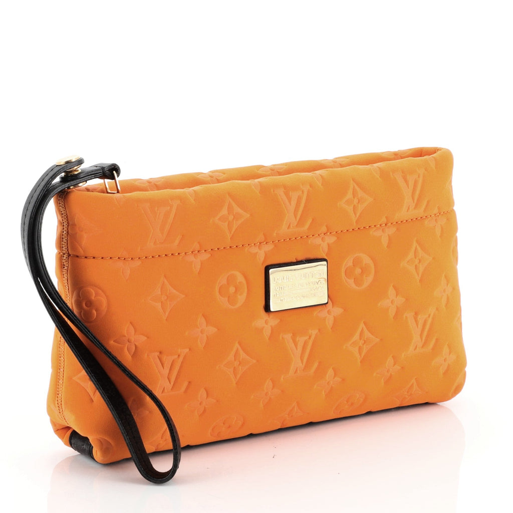Scuba Clutch Monogram Embossed Neoprene