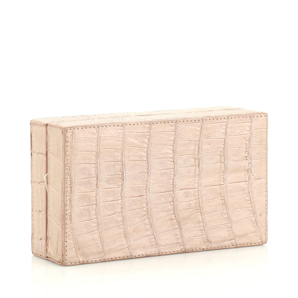 Box Clutch Crocodile Small