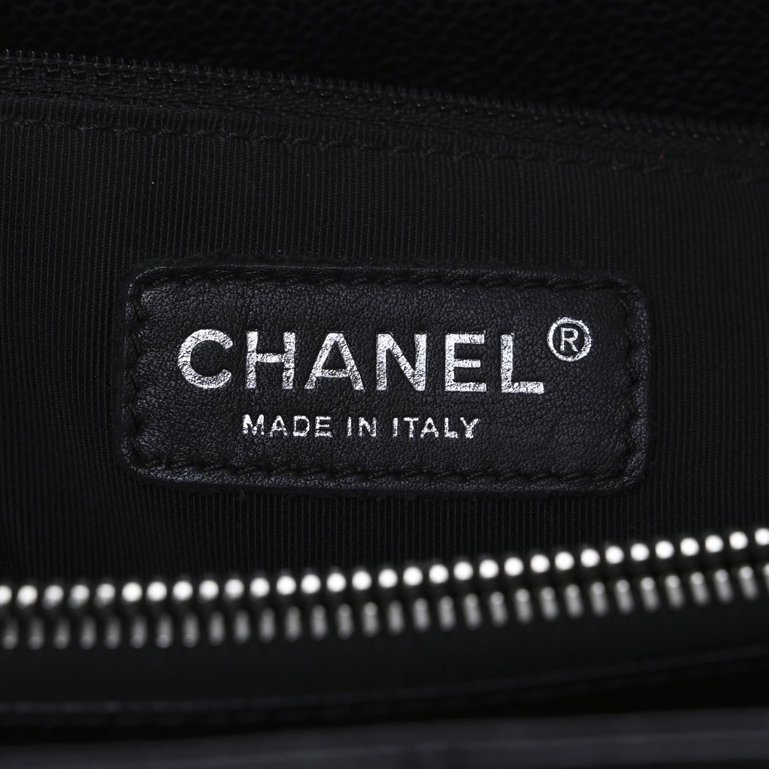 Caviar Quilted Grand Shopping Tote GST Black