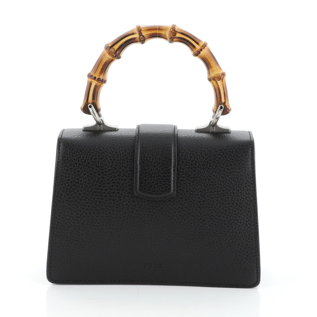 Dionysus Bamboo Top Handle Bag Leather Mini