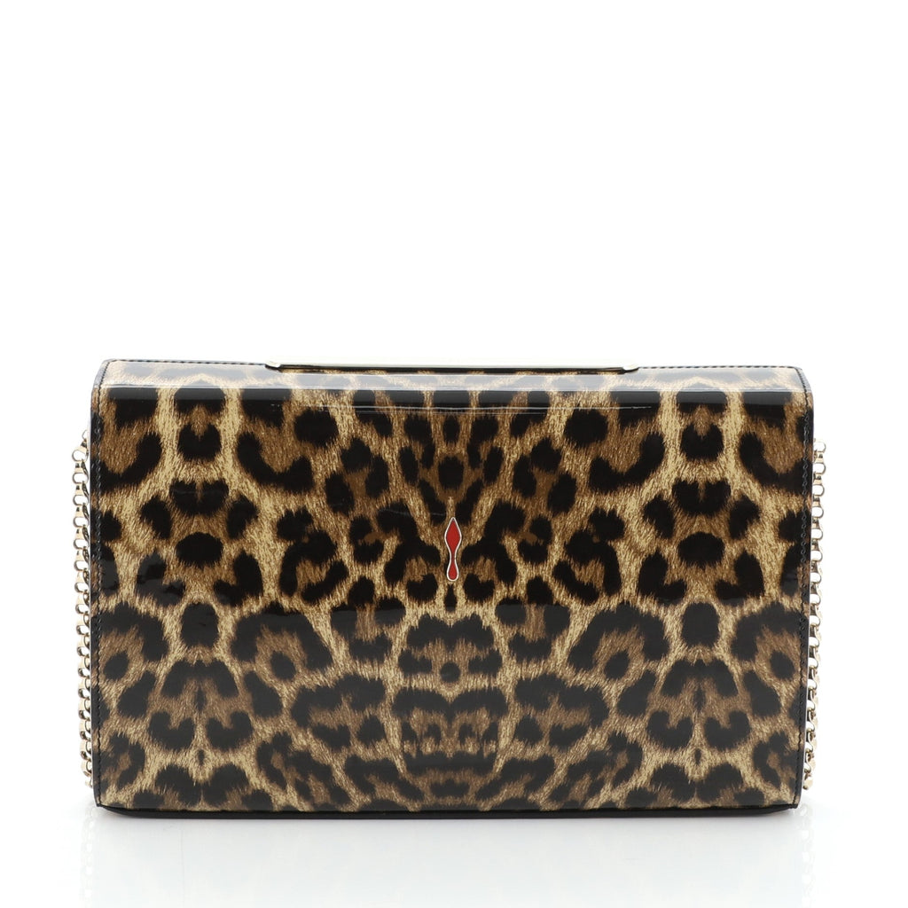 Vanite Clutch Printed Patent Small