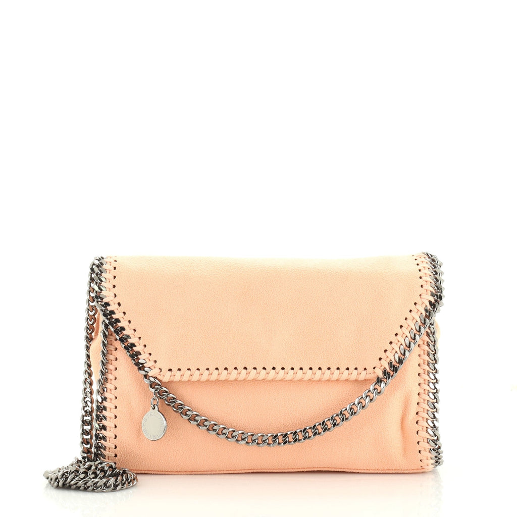 Falabella Fold Over Flap Crossbody Bag Shaggy Deer Mini
