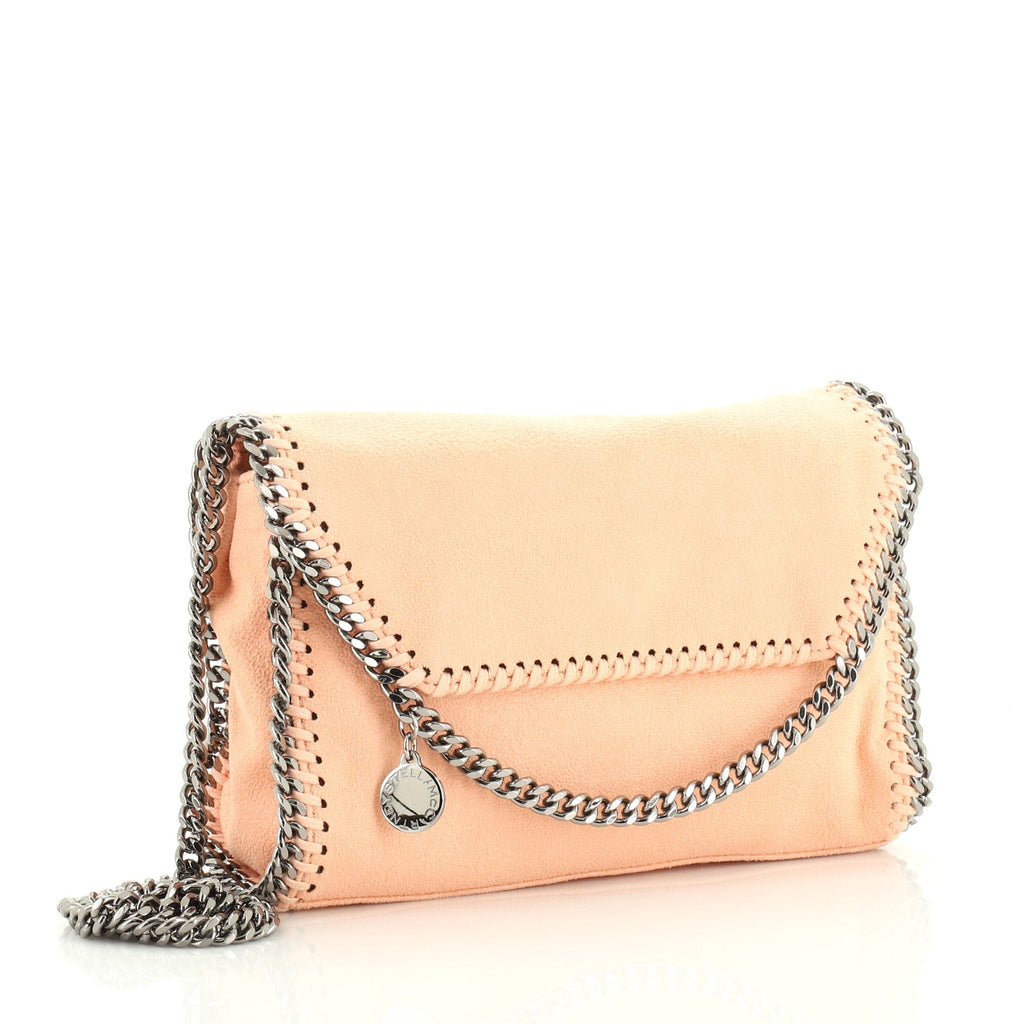Falabella Fold Over Flap Crossbody Bag Shaggy Deer Mini