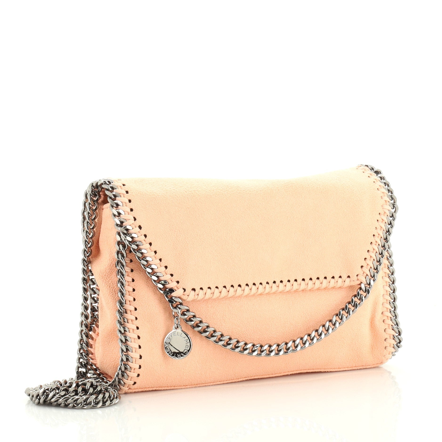 Falabella Fold Over Flap Crossbody Bag Shaggy Deer Mini