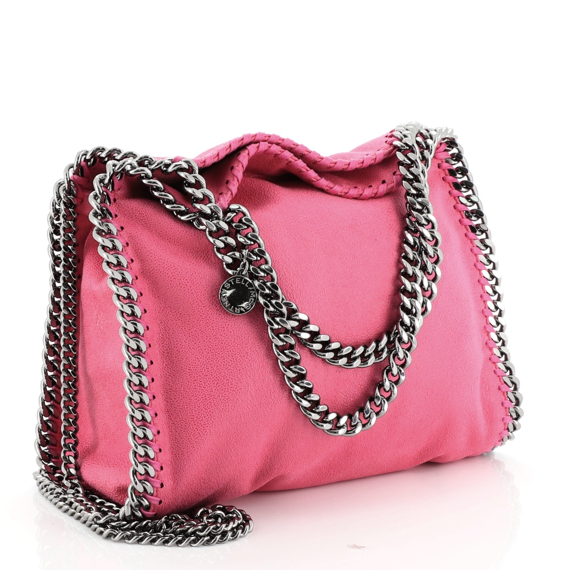 Falabella Fold Over Crossbody Bag Shaggy Deer Mini