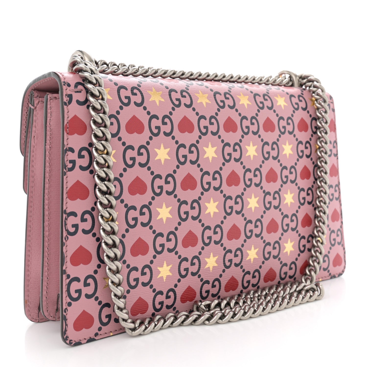 Calfskin Valentine's Day Exclusive Small Dionysus Bag Pink