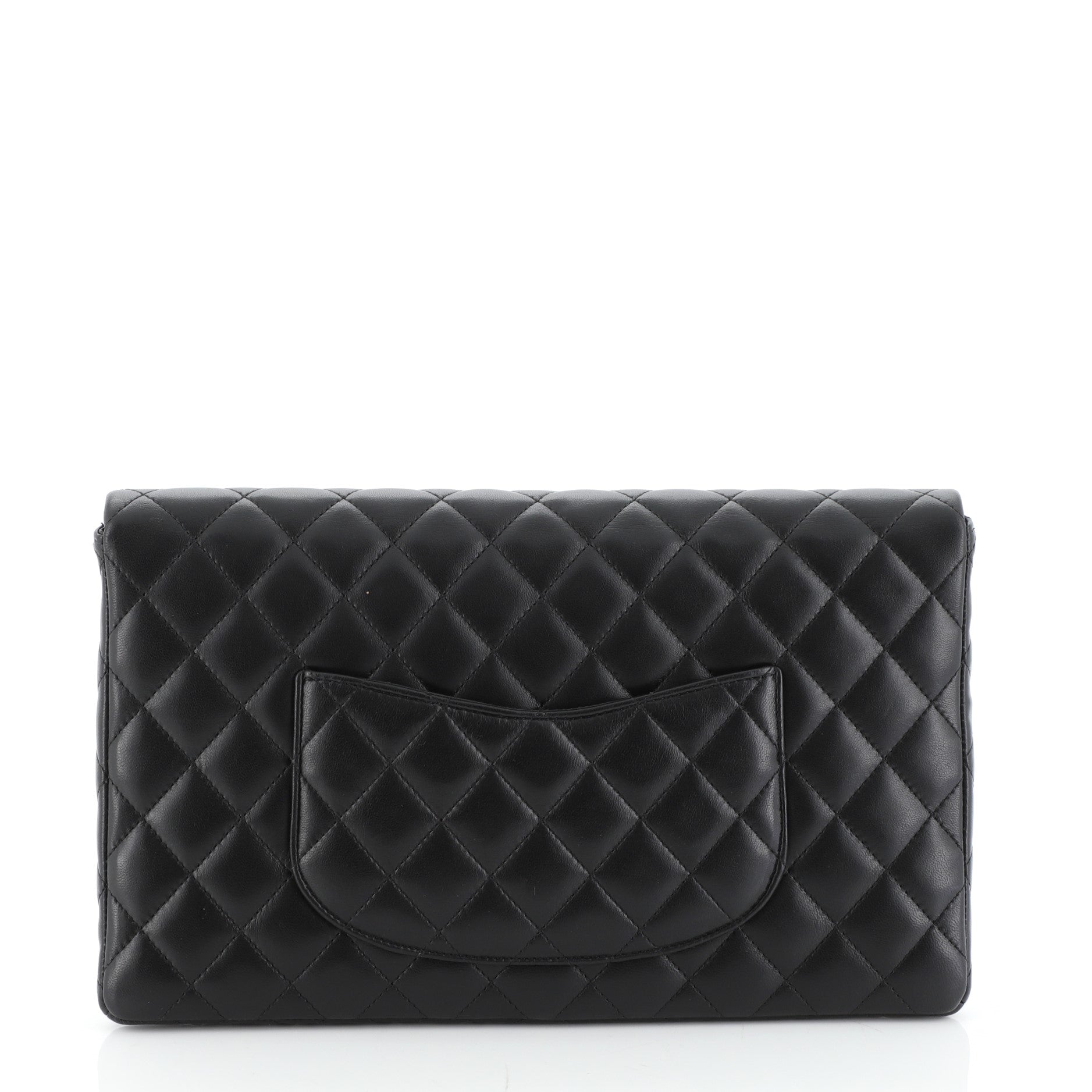 Classic Flap Clutch Quilted Lambskin