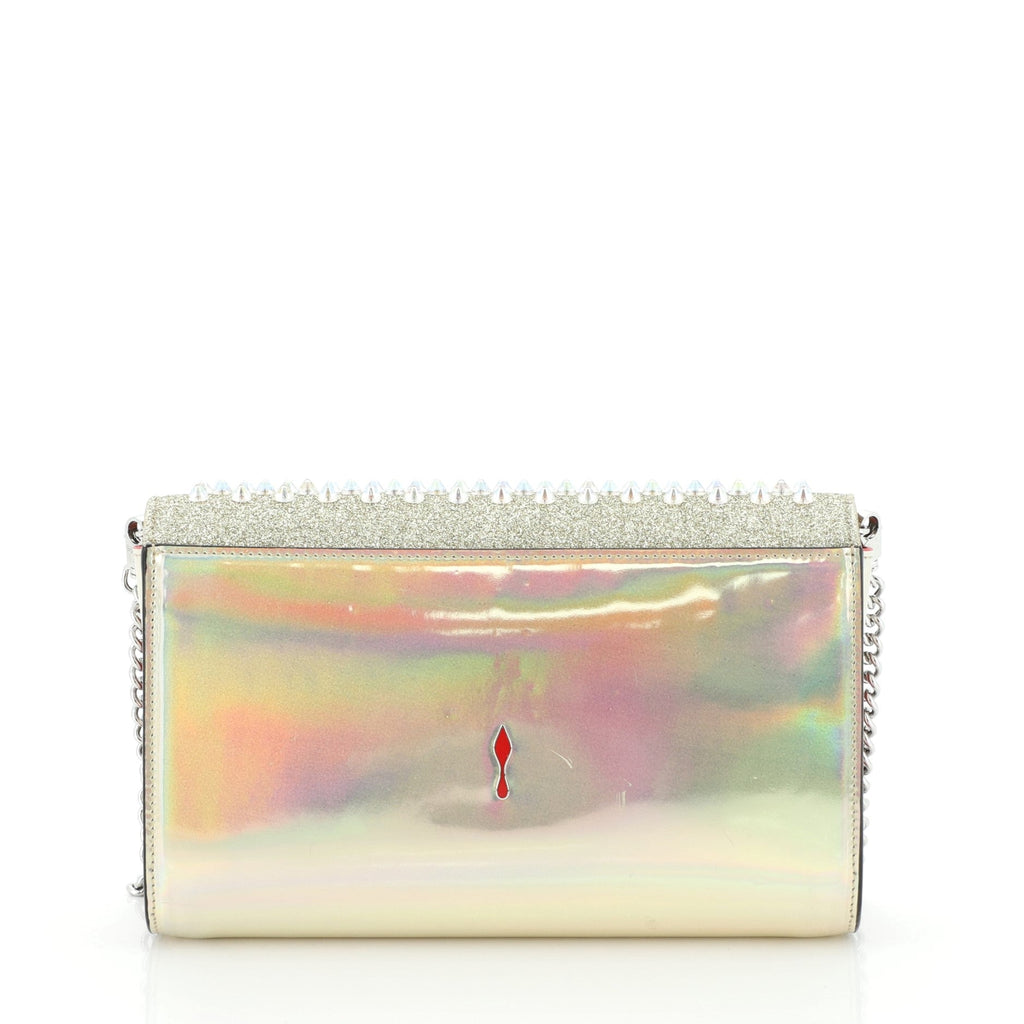 Paloma Clutch Holographic Spiked Leather
