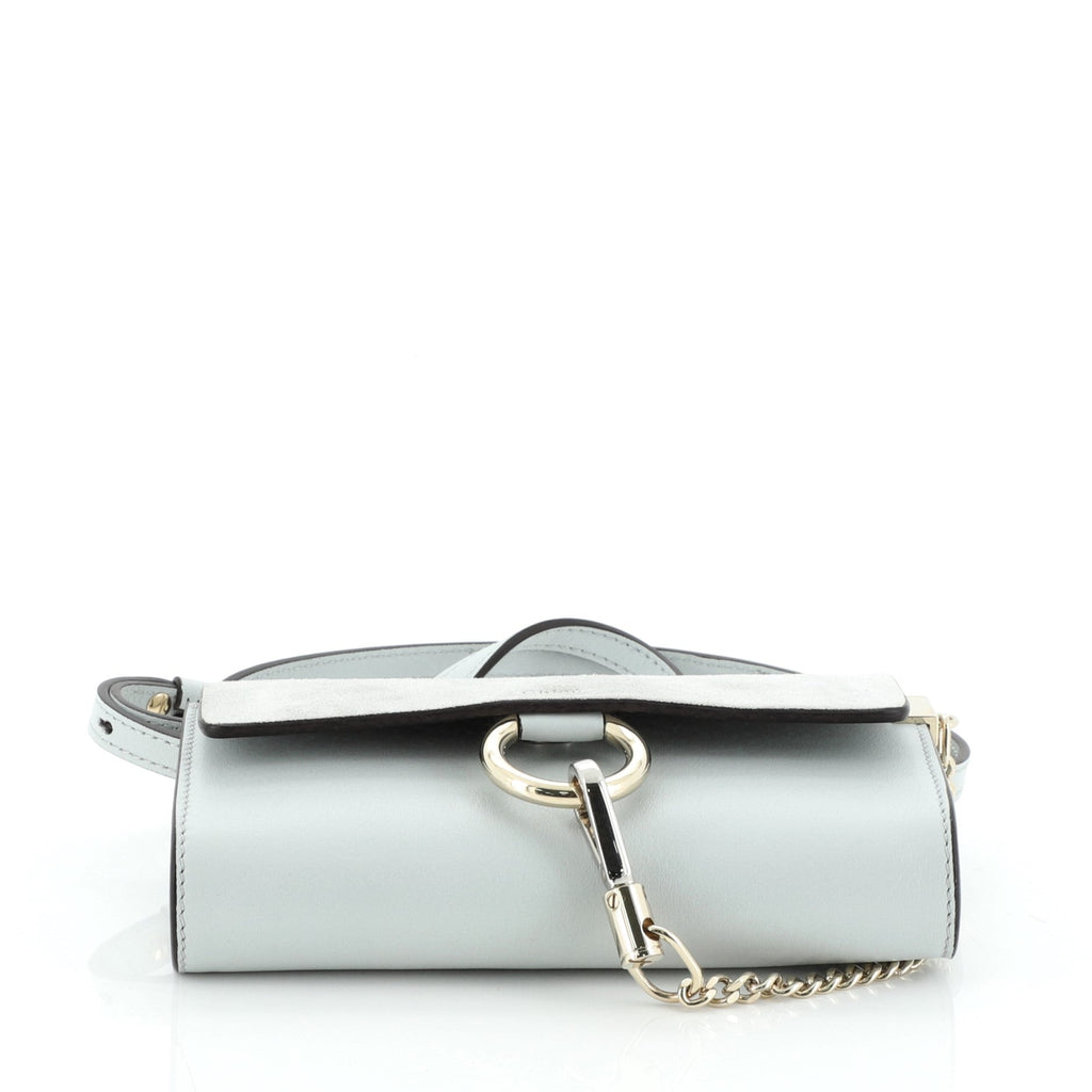 Faye Shoulder Bag Leather and Suede Mini