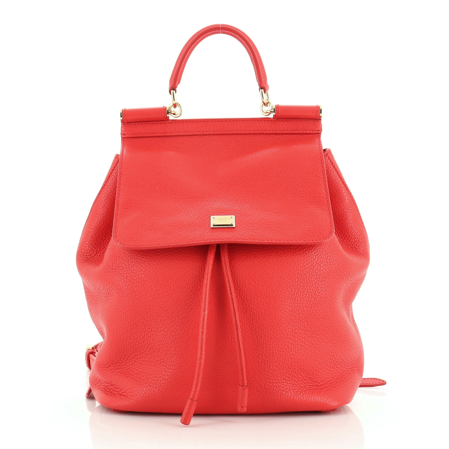 Miss Sicily Backpack Leather Mini