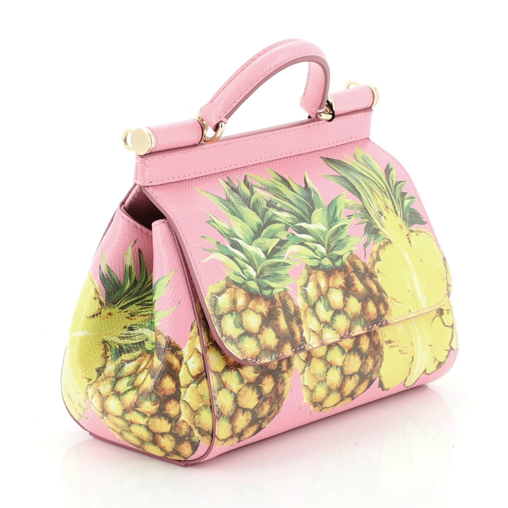 Miss Sicily Bag Printed Leather Mini