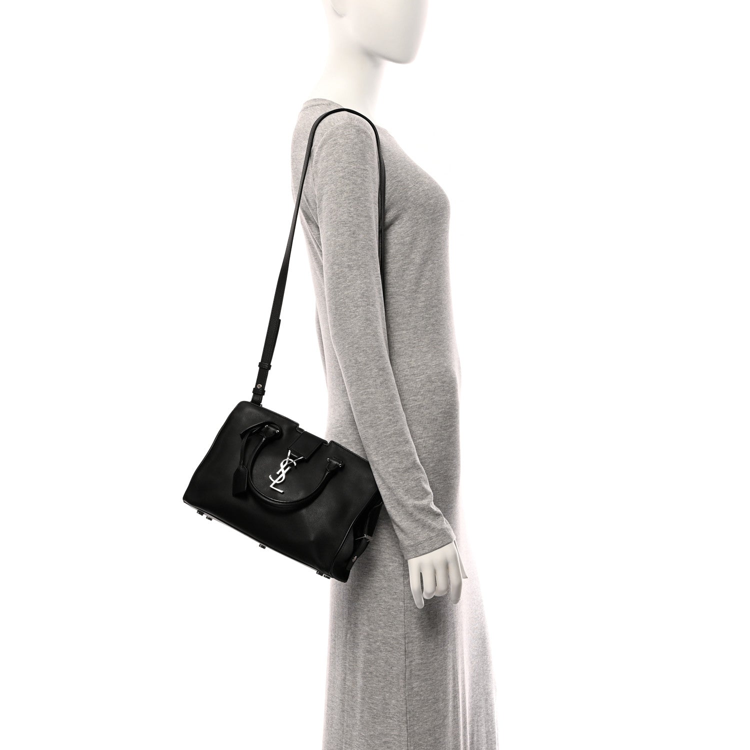 Calfskin Monogram Baby Downtown Cabas Black