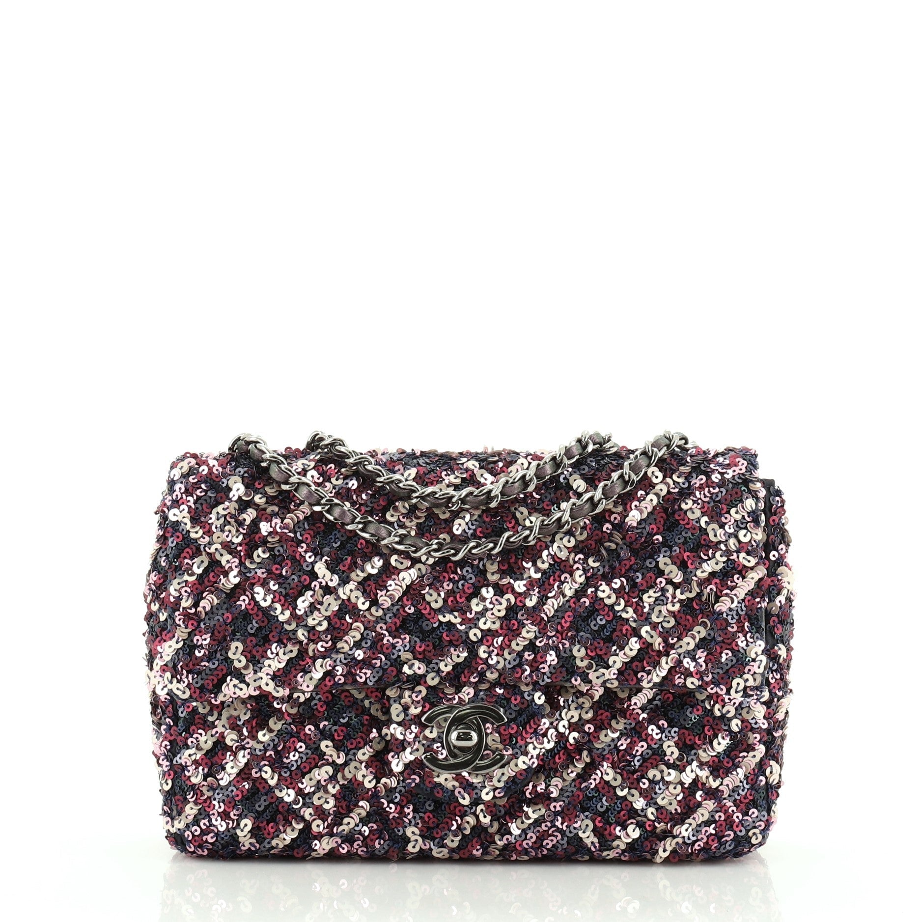 Flap Bag Sequins Mini