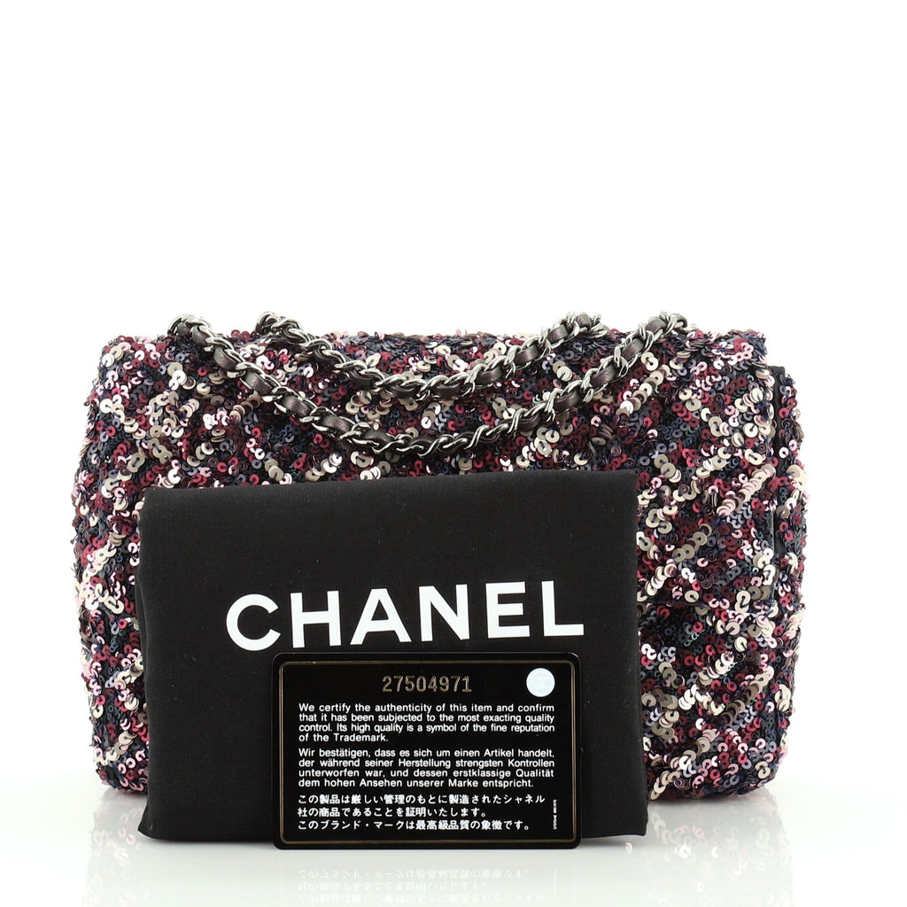 Flap Bag Sequins Mini