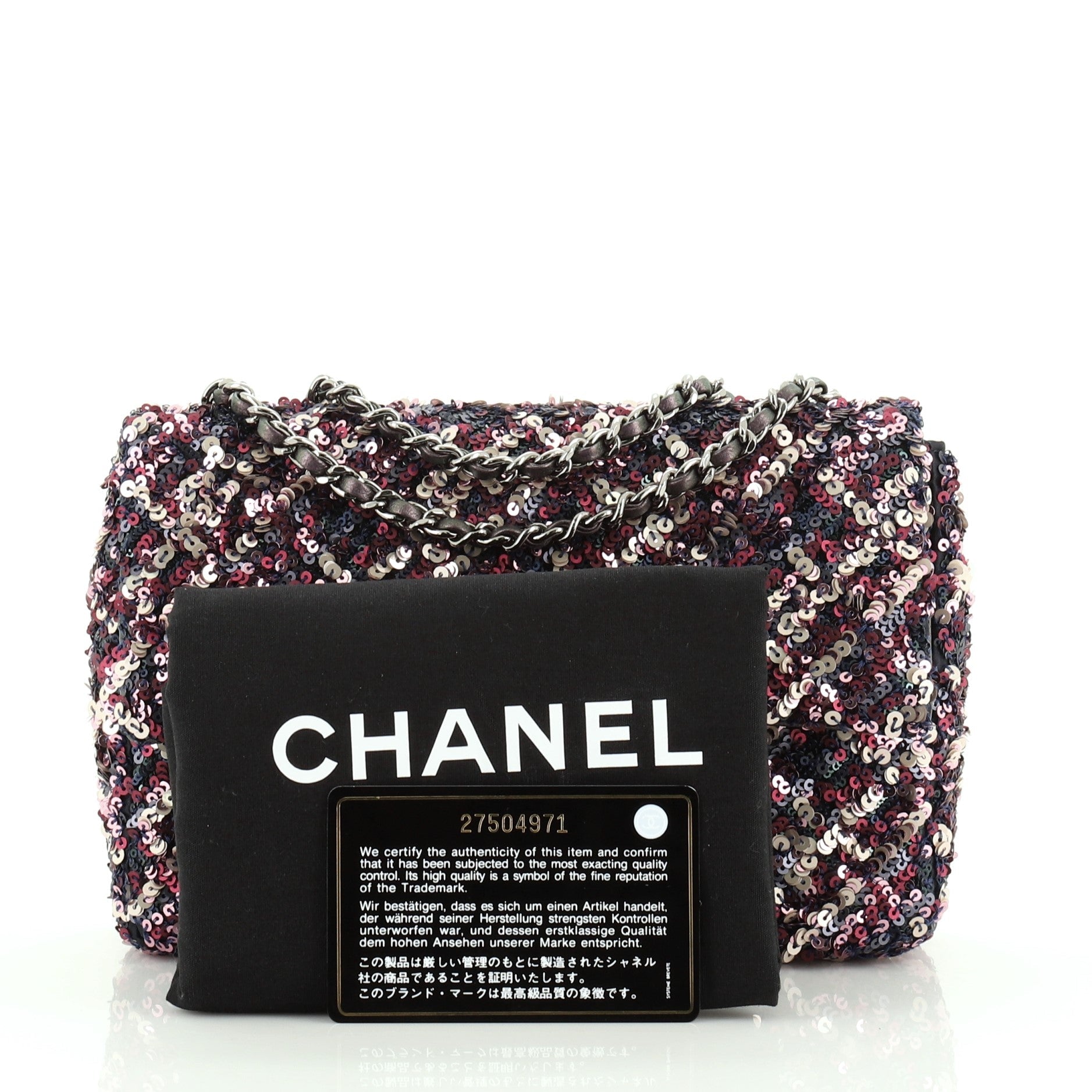 Flap Bag Sequins Mini