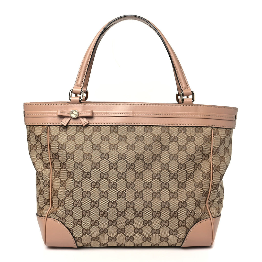 Monogram Web Medium Mayfair Tote Pink