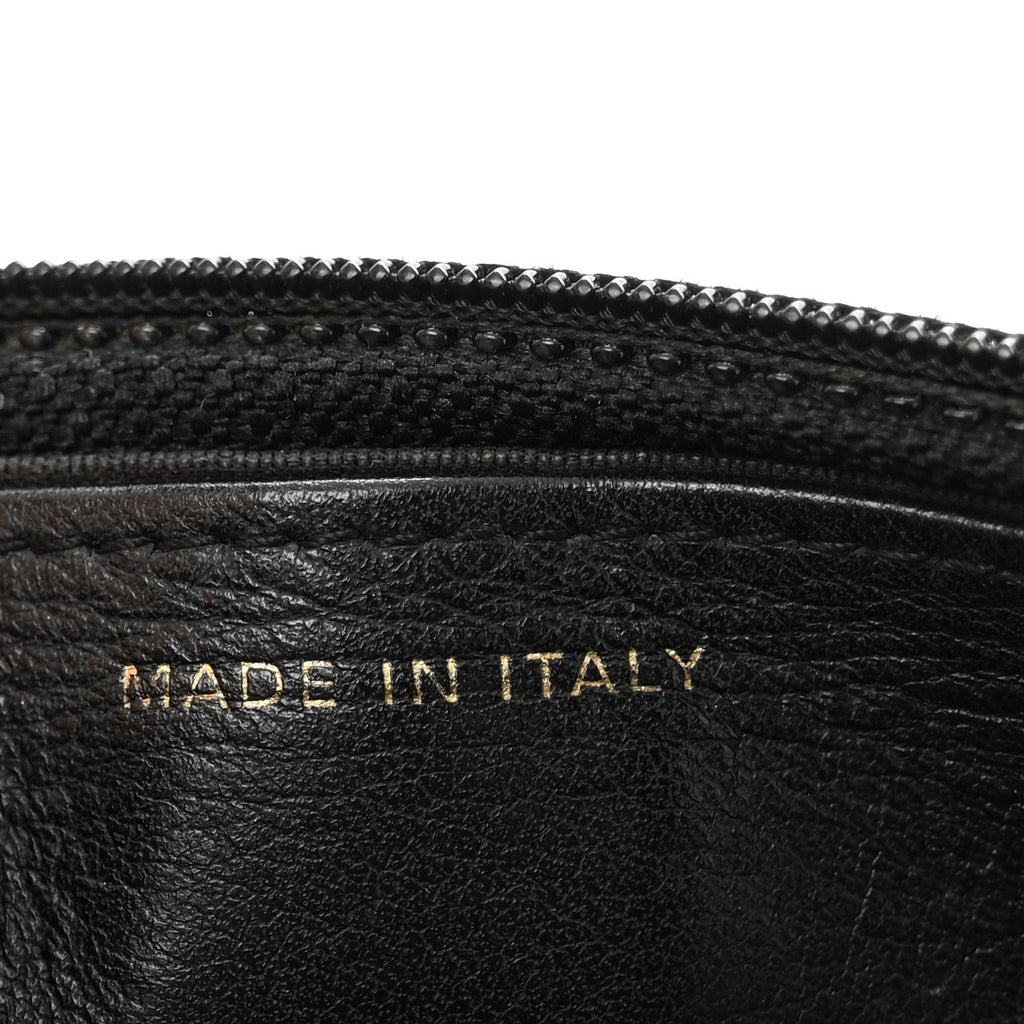Caviar Quilted Boy Wallet On Chain WOC Black